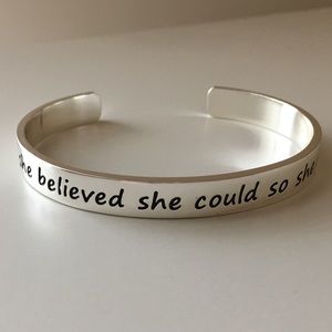 NWOT - Silver Expandable Cuff Bracelet